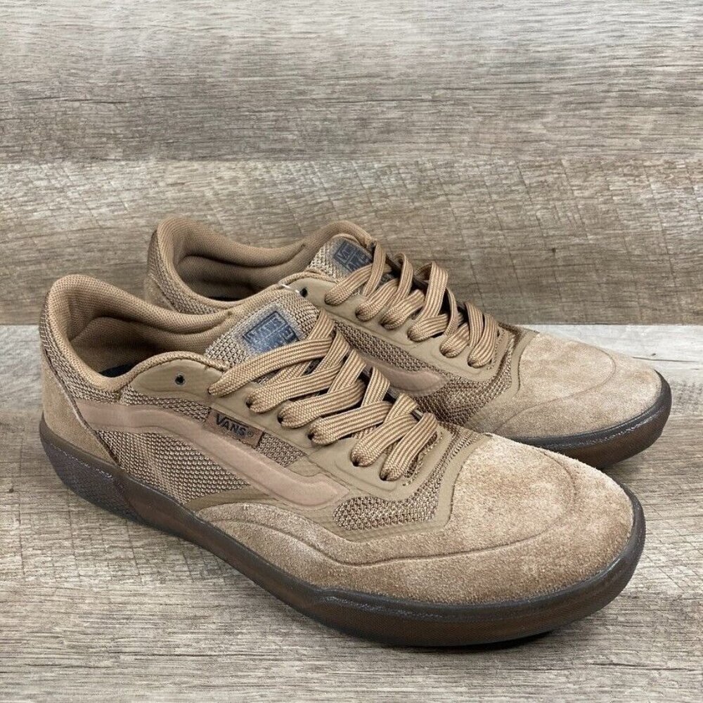 VANS AVE Tobacco/Gum Brown Skate Shoes Casual Sneakers Men's 7 Women's 8.5 NEW